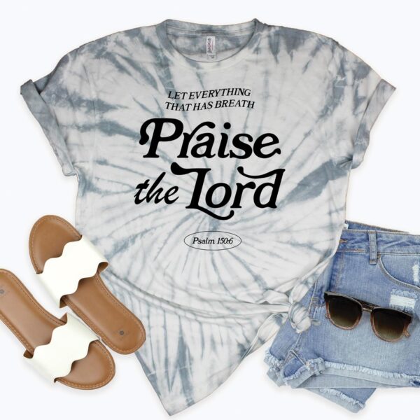Love in Faith | Praise The Lord | Christian T-Shirts for Women | Faith-Based Apparel | Christian Gifts