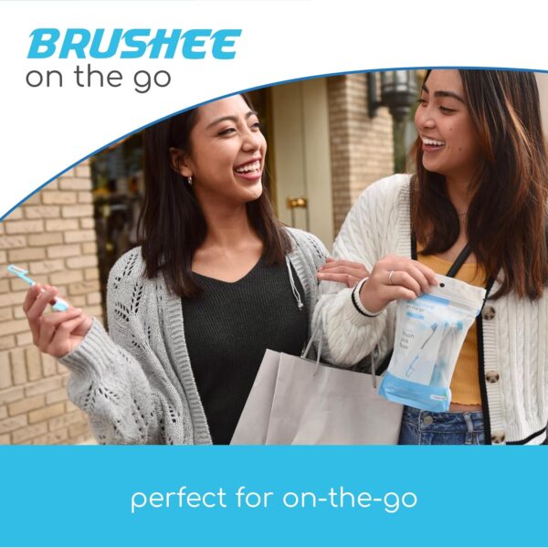 The Evolution of Oral Care | Prepasted On-The-Go Whitening Toothbrushes | 4-in-1 (Paste + Brush + Floss + Pick) | Individually Wrapped | Disposable | Travel Toothbrushes - (36-Pack)