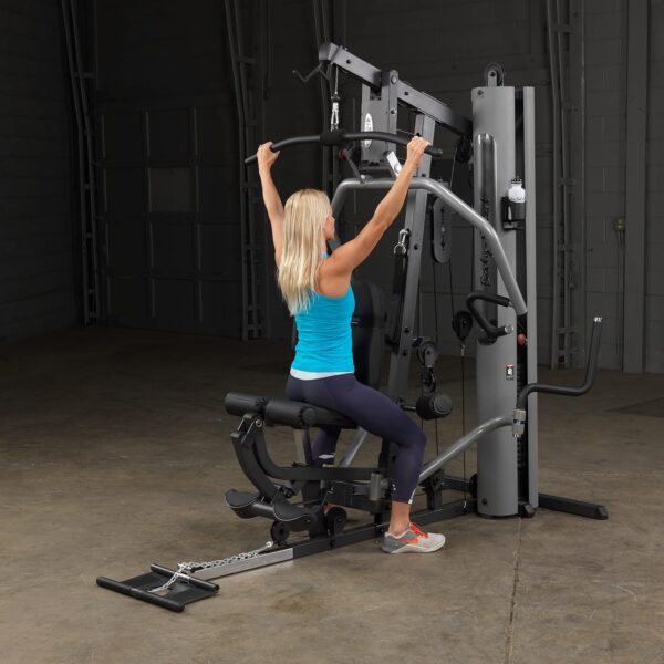 Body-Solid (G5S) Multi-Station With 210lb Selectorized Weights Stack Home Gym Machine, Arm & Leg Strength Training Equipment Functional Exercise Workout Station for Weight lifting and Bodybuilding