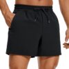 CRZ YOGA Men's Linerless Workout Shorts - 5'' Lightweight Quick Dry for Running Sports Athletic Gym with Pockets