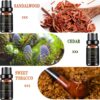 Essential Oils Set, Men Scents Fragrance Oil Aromatherapy Essential Oils Kit for Diffuser (6x10ML) - Sandalwood, Cedar, Leather, Sweet Tobacco, Rum, Cologne Aromatherapy Oils for Men, Gift for Men