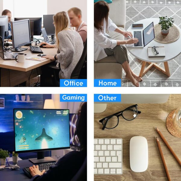 YAZMEEN Funny Brain Mousepad，Mental Health Matters Mouse Pad with Stitched Edge Non-Slip Rubber Base，Office Gift Home Office Computer Desk Accessories，Round Mouse Mat for Laptop Gaming Supplies