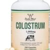 Colostrum Supplement 120 Capsules, 1,000mg per Serving (Bovine Colostrum Powder from First Milking Only, Std. to Contain 15% IgG Immunoglobulins) No Fillers, Third Party Tested by Double Wood
