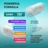 GABA L-Theanine 900 mg - Made in USA - Magnesium | Vitamin B6 - Calm, Sleep, Relaxation & Mood Support - 750 mg Gamma AminoButyric Acid, 150 mg L-Theanine - Non-Habit Forming, Vegan - 120 Capsules