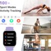 Smart Watch for Women Men(Dial/Answer Calls), 2.0" Fitness Tracker Watch with Heart Rate/Blood Pressure/Blood Oxygen Monitor for Android iOS