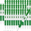Woanger Mental Health Awareness Pen Green Ribbon Mental Health Awareness Items Retractable Ballpoint Pens Bulk Office Gifts(36 Pcs)