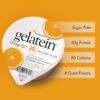 Gelatein Orange: 20 grams of protein. Sugar free. Ideal for clear liquid diets, swallowing difficulties, bariatric, dialysis and oncology. Great pre or post-workout snack. (12 pack)