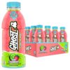 GHOST Hydration Drink, Kiwi Strawberry - RTD Sports Drinks with Electrolytes for Hydration - Beverage for Athletes - Zero Caffeine & Zero Sugars - 16.9 Fl Oz, 12 Pack