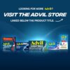 Advil Liqui-Gels Pain Reliever and Fever Reducer, Pain Medicine for Adults with Ibuprofen 200mg for Headache, Backache, Menstrual Pain and Joint Pain Relief - 50x2 Liquid Filled Capsules