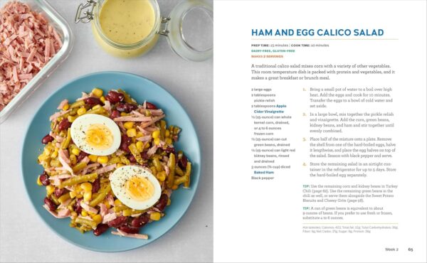Meal Prep Diabetes Cookbook: 4 Weeks of Easy Meal Plans