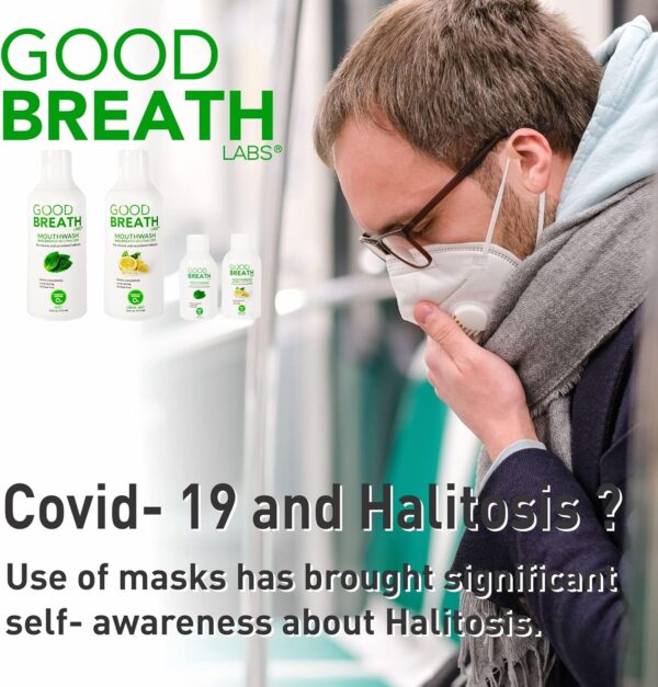 81d5IILnfL._AC_SL1500_.jpg Goodbreath Mouthwash - Mint Mouth Rinse for Chronic Halitosis - New Ozone Technology Oral Rinse - Halitosis Treatment & Bad Breath Neutralizer - Mouthwash for Gum Diseases - Alcohol-Free | 16 Oz