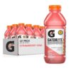 Gatorlyte Rapid Rehydration Electrolyte Beverage, Strawberry Kiwi, 20 Fl Oz (Pack of 12)