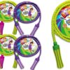 JA-RU Nylon Braided Jump Rope for Kids 7 Ft. (Ropes Assorted) Skipping Rope w/Handle. Exercise Equipment & Outside Activities for Kids. Bulk Gymnastics Party Favors. 758