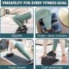 Squat Wedge Block w/Non Slip Strips | Slant Board for Calf Stretching | Yoga Blocks Foam Wedge | Multi-Functional Slant Board for Squats | Elevated Heel Squat Wedges Set | Adjustable Wedges For Squat