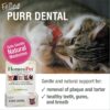 HomeoPet Feline Purr Dental, Safe and Natural Tooth and Dental Care for Cats, Cat Dental Care, 15 Milliliters