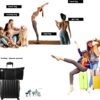 Yoga Mat Bag with Shoes compartment & Wet Compartment & shoulder bag &crossbody yoga bag large yoga bag with Yoga Mat Holder Yoga Bag with Adjustable Mat Strap for Women Men