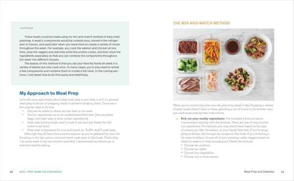 Meal Prep Diabetes Cookbook: 4 Weeks of Easy Meal Plans