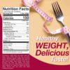 ProtiDIET Dark Chocolate and Raspberry High Protein Bars - Gluten-free, Low Fat and Fiber Enriched Snacks, Protein Bars with Collagen to Aid Overall Health - 7 Square Bars Per Box