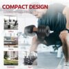 Yaheetech Adjustable Dumbbells Weight Set Dumbbell Weights Exercise & Fitness Equipment w/ 4 Spinlock Collars for Women & Men Home Gym Strength Training