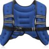 ZELUS Weighted Vest, 6lb/8lb/12lb/16lb/20lb/25lb/30lb Weight Vest with Reflective Stripe for Workout, Strength Training, Running, Fitness, Muscle Building, Weight Loss, Weightlifting