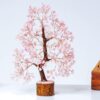 YATSKIA Rose Quartz Tree of Life - Chakra Tree, Wire Bonsai - Feng Shui Tree, Money Tree Crystal for Positive Energy - Home Office Decor, Spiritual Gift, Meditation Decor Accessories