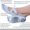 Ozaiic Yoga Socks for Women with Grips, Non-Slip Five Toe Socks for Pilates, Barre, Ballet, Fitness