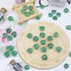 20PCS Green Aventrine Heart Healing Crystals Set Stones Love Shaped Polished Crystal Natural Cute Pocket Thumb Reiki Wholesale Set Gifts Balancing Meditation