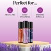 Roll on Essential Oils for Sleep - Aromatherapy Essential Oils Sets Variety Pack with Lavender Relax and Dream Sleep Essential Oil Roll Ons - Fun & Cute Wellness Gift for Young Women Teens & Girls
