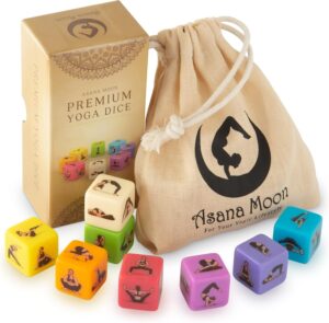 Yoga Dice – One of The Unique Yoga Gifts for Women or Any Yoga Lover – Yoga Accessories for Teachers and Yogis – Yoga Gift Idea for Instructors