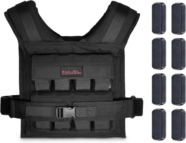 Adjustable Weighted Vest for Men and Women 25LBS | 35LBS Weighted Vest Woman, Weighted Vest Men, Weight Vest for Walking, Rucking Vest for Men and Women, Strength Training Weight Vests