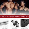 Yaheetech Adjustable Dumbbells Weight Set Dumbbell Weights Exercise & Fitness Equipment w/ 4 Spinlock Collars for Women & Men Home Gym Strength Training