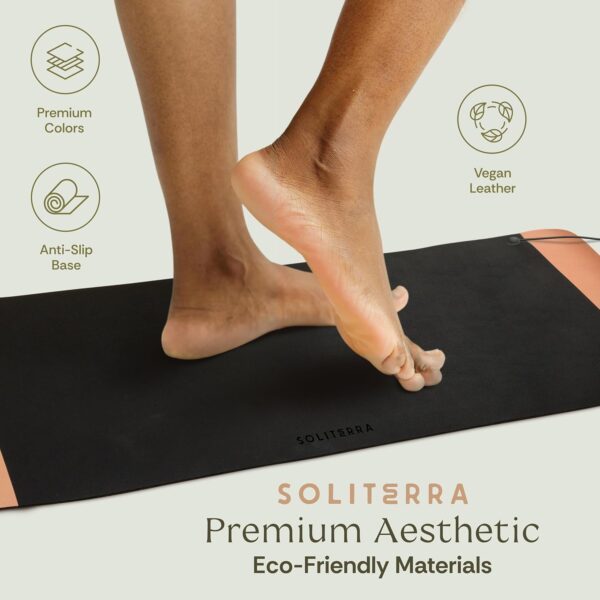 Grounding Mat for Feet - Foldable Earthing Grounding Mat for Bed with Tester Pen & Cord - Lightweight PMF Pad for Sleep, Meditation, Office, Yoga & Stress Relief - Canvas Bag, Desert Dusk