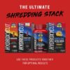 Hydroxycut Hardcore Ultra Shred Drink Sticks, Tangerine Mimosa - 20 Packets - Zero Sugar or Calories - Includes Paraxanthine & B Vitamins - for Women & Men