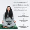 Mindful Modern Velvet Zabuton Meditation Mat | Large Rectangular Yoga Floor Cushion Pillow for Kneeling or Sitting Support | Removable Washable Cover | Perfect Zafu or Bench Complement | Color Grey