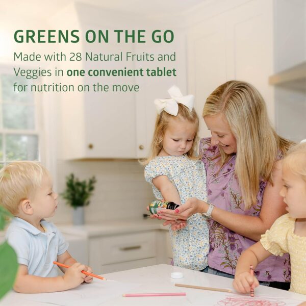 N1N Premium Organic Superfood Greens [28 Powerful Ingredients] Natural Fruit and Veggie Supplement with Alfalfa, Beet Root and Ginger to Boost Energy, Immunity and Gut Health, Made in USA, 60 Ct