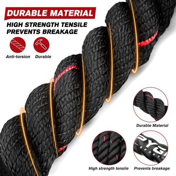 Jump Rope, Weighted Jump Ropes for Men women, 2.8lb 3.8lb 5lb Heavy Skipping Rope for Exercise, Adult Jumpropes for Home Workout, Boxing, Cardio, Improve Strength, Total Body Workout Equipment