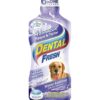 Dental Fresh Advanced Plaque and Tartar Water Additive, 17oz – Dog Teeth Cleaning Formula to Freshen Breath and Improve Cat & Dog Dental Care