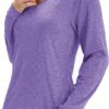 COOrun Workout Shirts for Women Long Sleeve Yoga Tops Casual Hiking Tee Shirt Athletic Breathable Top Quick Dry