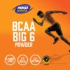 81gtXXFwPEL._AC_SL1500_.jpg NOW Foods Sports Nutrition, BCAA (Branched Chain Amino Acids) Big 6, Grape Flavor, 600 Grams