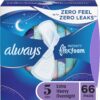 Always Infinity Feminine Pads for Women, Size 5 Extra Heavy Overnight, with wings, unscented, 22 Count x 3 Packs (66ct Total)
