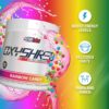 EHP Labs OxyShred Pre Workout Powder - Preworkout Powder with L Glutamine & Acetyl L Carnitine, Energy Boost Drink - Rainbow Candy, 60 Servings