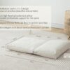 Meditation Cushion,Meditation Pillow and Zabuton 2-in-1 Portable Design(50 * 70CM).