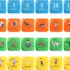 Fun Fitness Dice for Kids - Children's Workout Dice and Yoga Dice Set - Fitness Exercise Dice Game with Kids Yoga Poses - Childrens Foam Exercise Dice, Great Kids Exercise Equipment - Kids Ages 3+