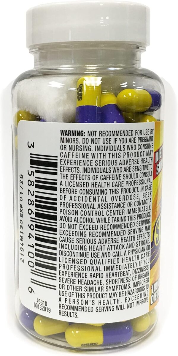 Stacker 2 Fat Burner Capsules, Ephedra Free, 100-Count Bottle