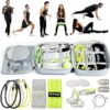 Ex Kit Home Gym Equipment with Carry Bag - 10Pcs Resistance Bands Kit with Handles, Door Anchor, Jump Rope, Booty Bands & More – Full Body Workout Bands Set for Strength, Cardio & Flexibility