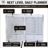 Planner | 90 Day High Performance Daily Action Planner for Productivity, Happiness, Time Management | Habit Tracker, Gratitude Journal – Undated, Hardcover (Grey, 8. 25” x 5. 5”)