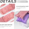SkiBeaut Pilates Yoga Grips Socks, 4 Pairs Non Slip Skid Women Reformer Hospital Sticky Socks for Elderly Pregnancy Lady
