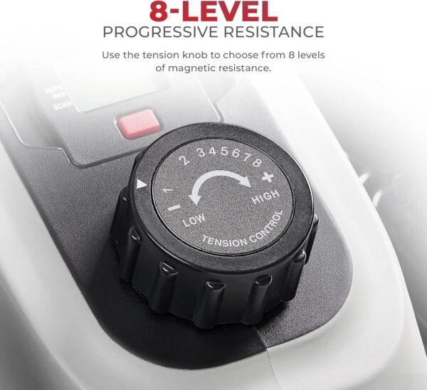 81htD7-xQiL._AC_SL1500_.jpg Sunny Health & Fitness Sitting Under Desk Elliptical Exerciser, Portable Pedal Training Machine for Senior Exercise, Peddler for Home Workout, Optional Free SunnyFit App, Magnetic, Motorized & In Pink