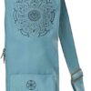 Gaiam Cargo Yoga Mat Bag, Full-Zipper Yoga Mat Carrier with Adjustable Strap, Front & Exterior Phone Pocket with Earbuds Slit, Stylish & Functional Fitness Mat Holder for Women & Men