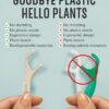 Biodegradable Floss Picks (200pcs) - Natural Dental Floss - Nontoxic Plant Based Floss Sticks for Adults & Kids - Vegan Tooth Pick Flossers - Single Thread Charcoal
